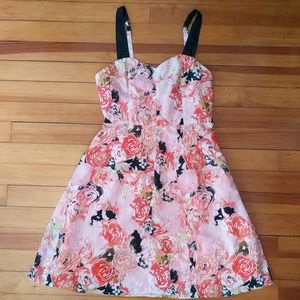 Floral cocktail dress